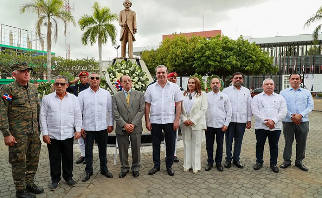 Presidente Abinader apertura Mes de la Patria con actos por 210 aniversario natalicio Juan Pablo Duarte