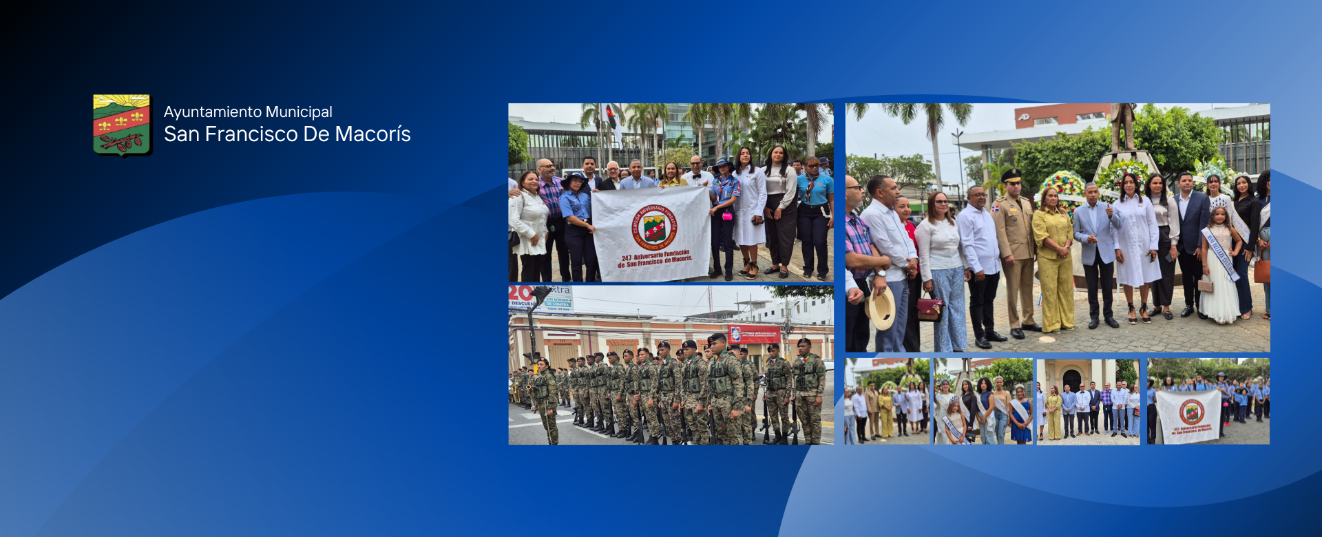 Celebración del 247 aniversario de la fundación de San Francisco de Macorís